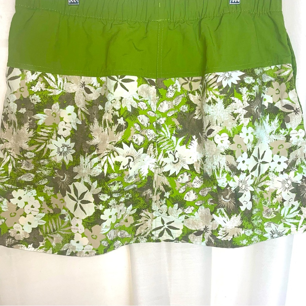 Patagonia Green Floral Mini Skirt